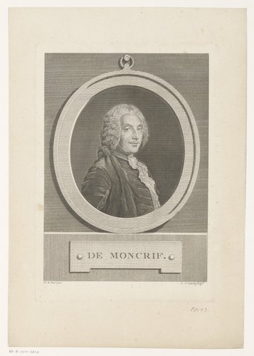 Portret van François-Augustin de Paradis de Moncrif