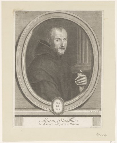 Portret van Marin Mersenne