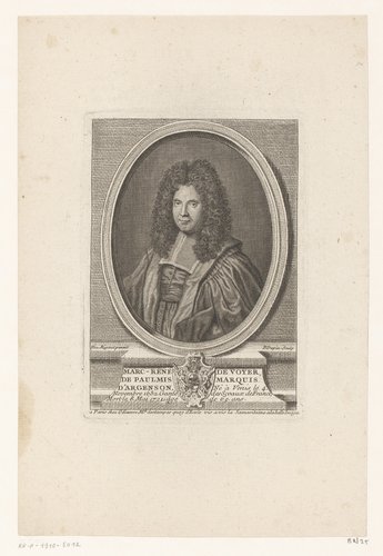 Marc-René de Voyer, de Paulmy Marquis d'Argenson