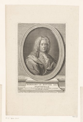Portret van Bernard le Bovier de Fontenelle