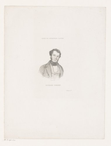 Portret van Richard Cobden