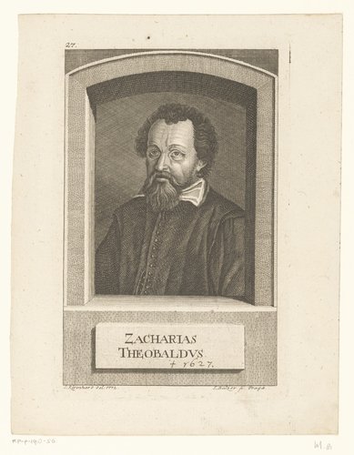 Portret van Zacharias Theobald