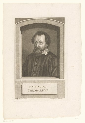 Portret van Zacharias Theobald