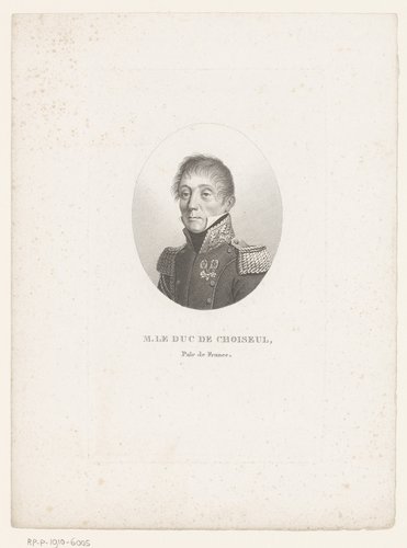 Portret van Charles-Félix de Choiseul-Praslin by Ambroise Tardieu