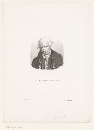 Portret van Pierre-Jacques-Thomas Cochon-Duvivier by Ambroise Tardieu