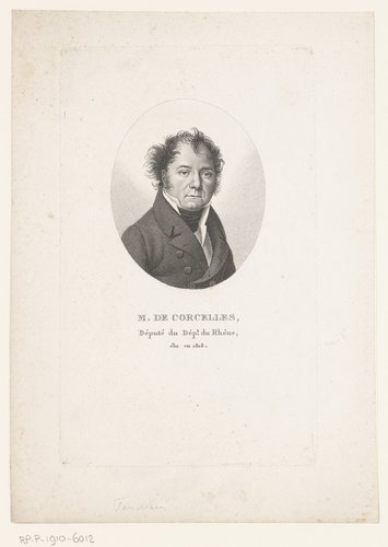 Portret van Claude Tircuy de Corcelles by Ambroise Tardieu
