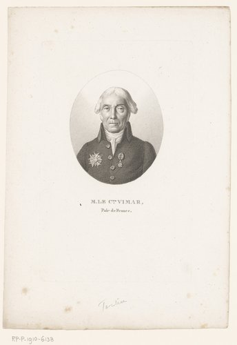 Portret van Nicolas Vimar by Ambroise Tardieu