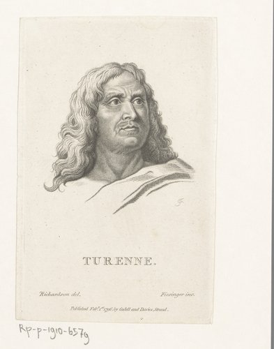 Portret van Henri de la Tour d’Auvergne