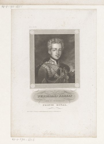 Portret van Ferdinand-Philippe hertog van Orléans