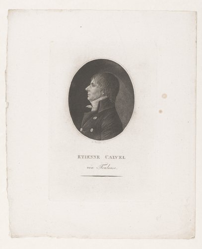 Portret van Etienne Calvel