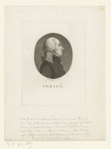 Portret van Pierre Marie Barthélemy Ferino
