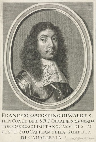 Portret van Franz Augustin graaf van Waldstein