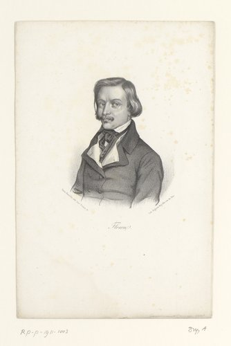 Portret van de journalist Ferdinand Flocon