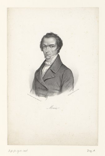 Portret van een onbekende man met de naam Marie