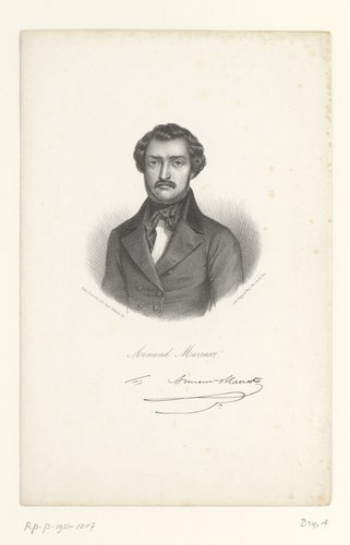 Portret van de journalist Armand Marrast