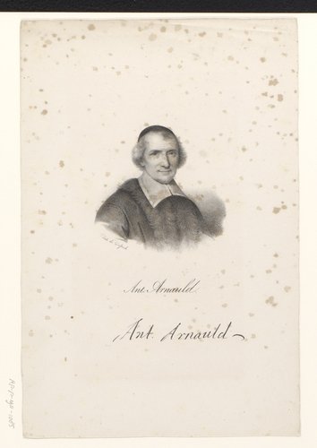 Portret van Antoine Arnauld by anonymous; veuve Delpech (Naudet)