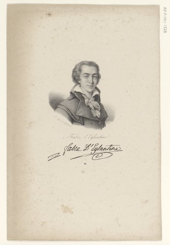 Portret van Fabre d'Églantine by anonymous; veuve Delpech (Naudet)