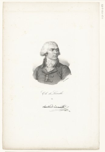 Portret van Charles-Malo-François de Lameth by anonymous; veuve Delpech (Naudet)