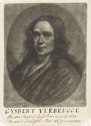 Zelfportret van Gijsbrecht Andriesz. Verbrugge by anonymous