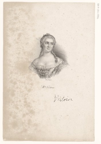 Portret van Victoire van Frankrijk by anonymous; veuve Delpech (Naudet)