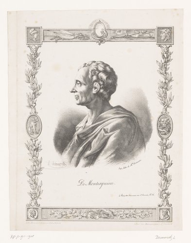 Portret van Charles de Montesquieu