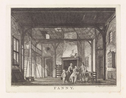 Fanny, of Het gelukkig berouw: gezelschap in een herberg