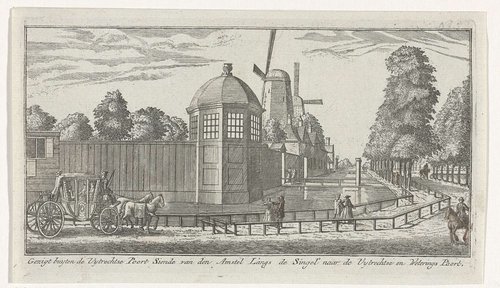 Gezicht buiten de Utrechtse Poort