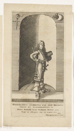 Portret van Ferdinand Albrecht I von Braunschweig-Wolfenbüttel-Bevern
