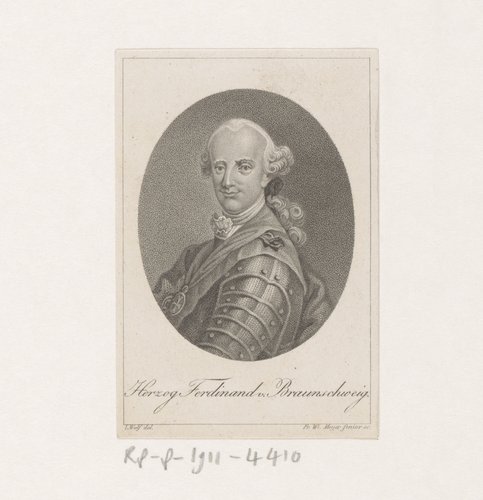 Portret van Ferdinand hertog van Brunswijk-Lüneburg