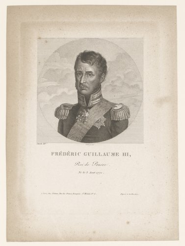 Frédéric Guillaume III, Roi de Prusse. by Koenig