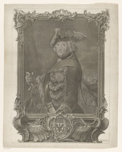 Portret van Frederik de Grote