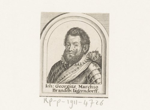 Portret van Johan George van Brandenburg by Matthäus Merian (I)