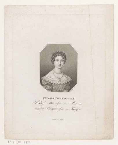 Portret van Elisabeth Ludovika van Beieren, koningin van Pruisen