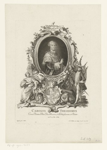 Portret van Karel Theodoor van Beieren, keurvorst van de Palts