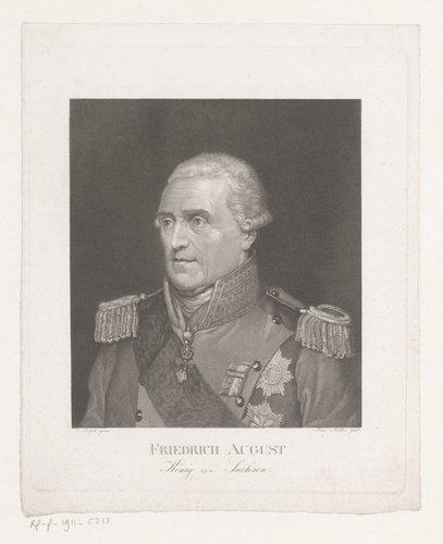 Portret van Friedrich August van Saksen