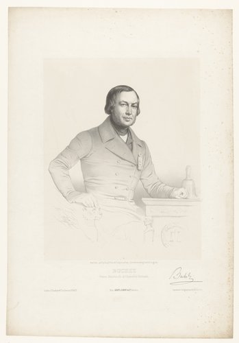 Portret van president Philippe Buchez