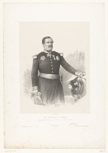 Portret van generaal Élie-Frédéric Forey