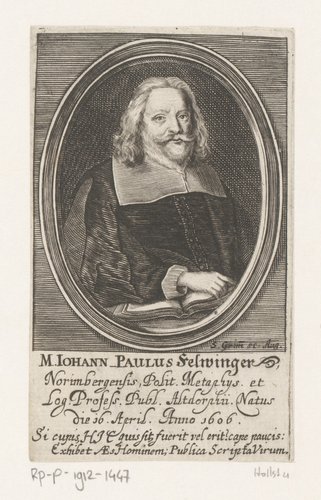 Portret van Johann Paul Felwinger by Simon Grimm