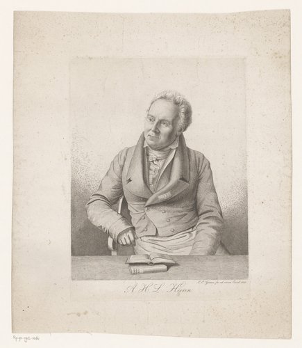 Portret van Arnold Hermann Ludwig Heeren