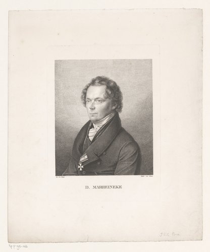 Portret van Philipp Conrad Marheineke