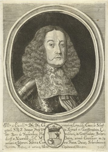 Portret van Christopher Leopold, graaf van Schaffgotsch