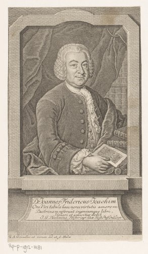 Portret van Johann Friedrich Joachim