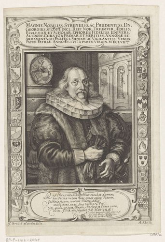 Portret van Georg Imhof