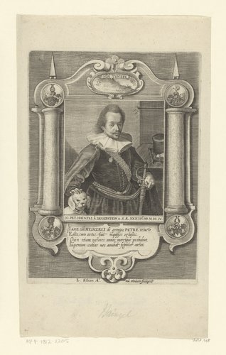 Portret van Johann Peter Hainzel von Degerstein by Lucas Kilian