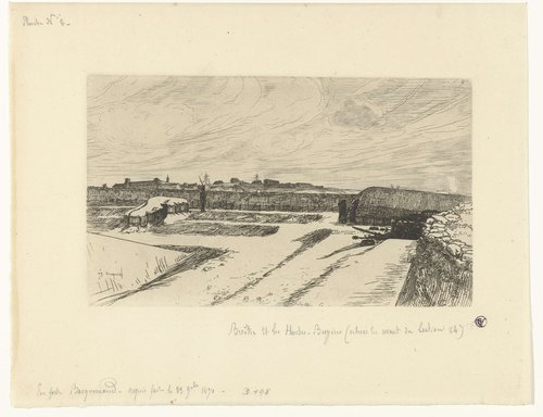 Bicètre et les Hautes-Bruyères by Félix Bracquemond