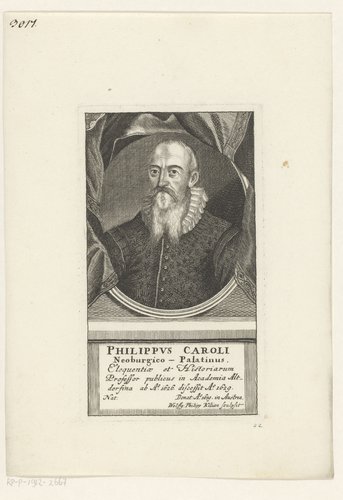 Portret van Philipp Caroli