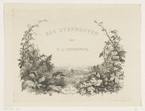 Kunstenaar aan het werk in de natuur