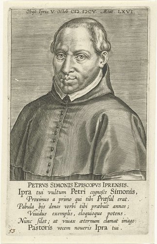 Portret van Petrus Simons