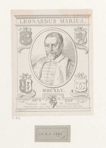 Portret van Leonardus Marius
