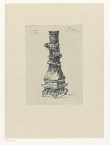 Vase Etain Laqué